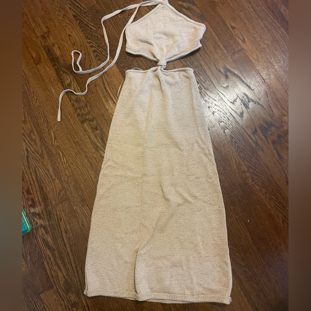 Cult gaia Cameron dress sand